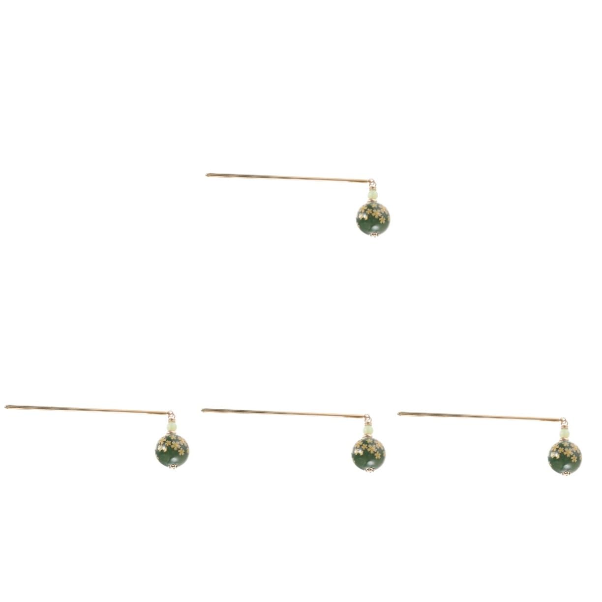 FRCOLOR 4stücke Chinesische Haarnadel Mit Vintage-design Dangle Perlen Für Hochzeiten Und Spezielle Anlässe Elegantes Haaraccessoire Für Frauen Leicht Und Tragbar Für Lange Haare