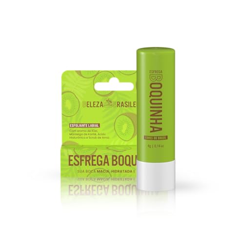 Esfrega Boquinha Kiwi lip balm - Esfoliante Labial e hidratante