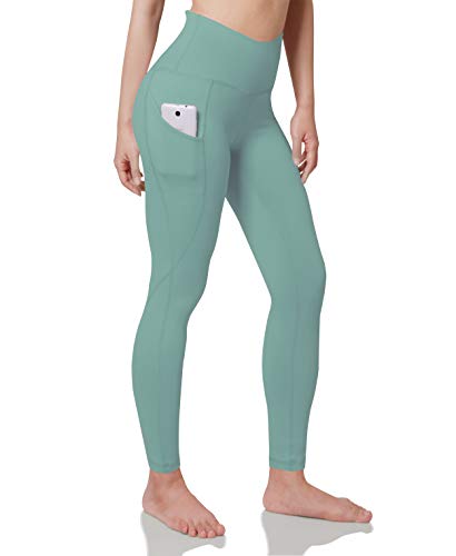image for ODODOS Women's High Waist Yoga Pants with Pockets,Tummy Control,Workou