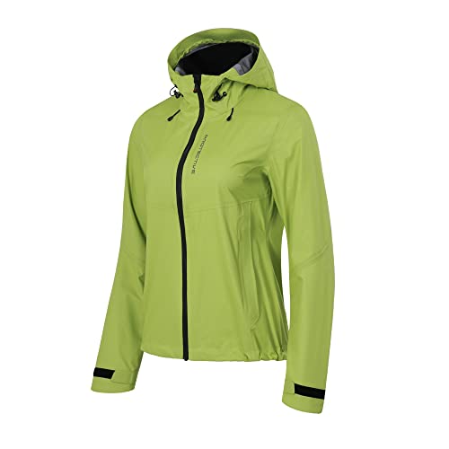 Veste imperméable femme randonnée Protective verte pour le plein air