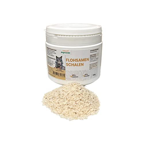 Dogmondo's Flohsamenschalen für Hund, Pferd und Katze 450g - Premium Qualität und Naturrein I Flohsamen für Hunde, Pferde & Katzen ohne Zusätze in Premiumqualität