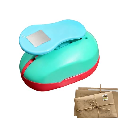 Perforadora de papel, perforadora cuadrada, rectangular, para herramientas de manualidades, perforadora de papel cuadrada para adultos, niños, proyectos de arte, tarjetas, diario fotográfico