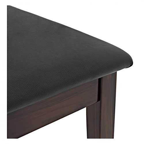 Gear4music Banc de piano avec rangement Brun – Finition palissandre - Les Beatles, Paul McCartney, John Lennon, RIngo Starr, George Harrison Gear4music Banc de piano avec rangement Brun - Finition palissandre – Image 4