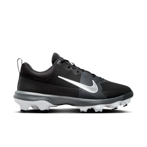 Image of Nike Force Trout 9 Pro MCS Baseball Cleats (FB2908-001, Black /White-Anthracite-Cool Grey)