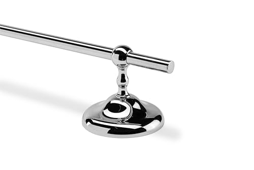 Image of Croydex Flexi-Fix Grosvenor Chrome Easy to Fit Towel Rail, QM702741,67.4 x 7.7 x 8 cm