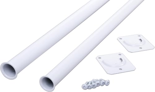 Image of Closet Pro CD-0024-18 /30WT Heavy Duty Adjustable Rod, 18 by 30-Inch, White (Pack of 10)