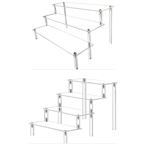 AZEAM 3 Tier + 4 tier Acrylic Riser display stand Cover