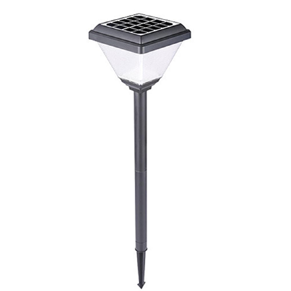IJSDNVJNDX Modern New Solar Powered Street Light Square ABS Outdoor Waterproof Design Super Bright Garden Grass Led Lawn Lamp for Courtyard Illumination A