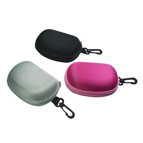 Image of Unisex Semi-Hard Shell Folding Eyeglasses Cases With Clasps | Protective Case For Folding Glasses