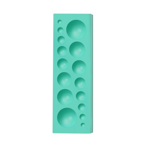 YNPQTDS Moldes de silicona con perlas, moldes redondos de chocolate, paquete de 2 moldes de silicona semiesférica, decoración para tartas de hemisferio, utensilios de cocina, herramientas de escultura