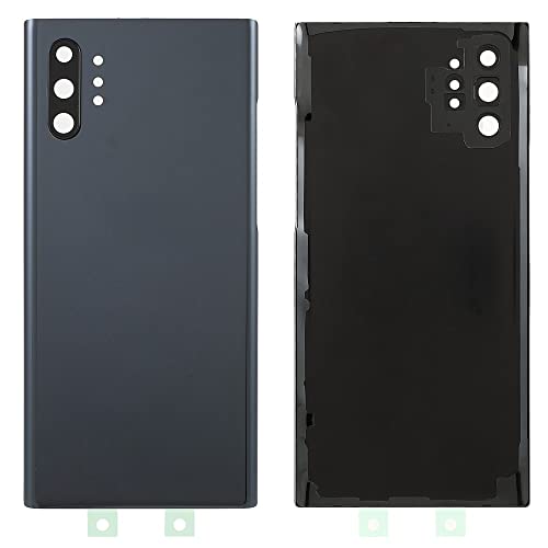 (KIT) Housse de batterie + double face + lentille compatible avec Samsung Galaxy Note 10 Plus N975F N975 Pièce de rechange vitre arrière Coque arrière...
