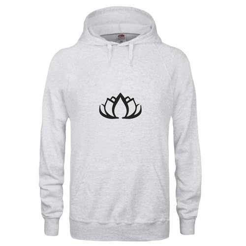 Sweat à capuche fleur de lotus chaud et confortable pour éviter le coup de froid