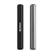 2 Pack Cooco Aluminum Pre-Roll Doob Tube Container Vial | Smell Proof Waterproof Joint Case | Air Tight Indestructible Odor Sealing Joint Container with Cone Holding Cap – Black & Silver
