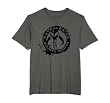 Star Wars The Mandalorian Bounty Hunter Logo Camiseta