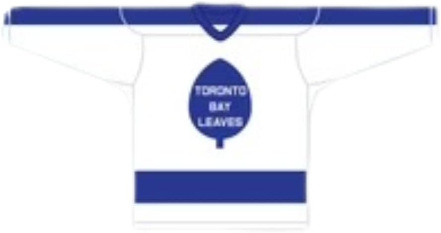 Toronto Bay Leaves White Hockey Sewn Any Name Any Number Jersey