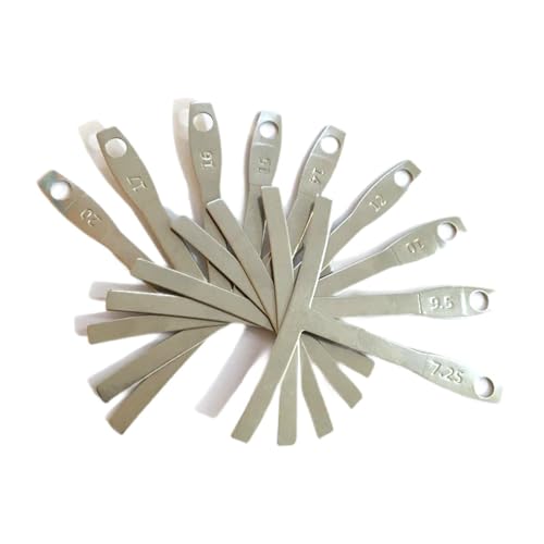 EHJRE 弦下半径ゲージツール9個楽器アクセサリー、ギター修理T