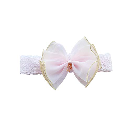 Weileenice Baby Girls Flower Dress Pink Headband Shoes Toddler Princess Party Dresses Lace Rainbow Tulle Infant Christening Outfit 12M/ 12-15 Babies Birthday Pageant Wedding Holiday Gowns New Year #TOP4
