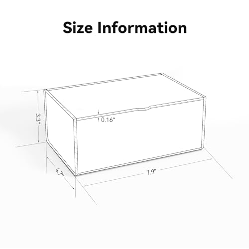 Nextradero Suporte de folha de secadora, dispensador de folhas de secador de acrílico com tampa, arm