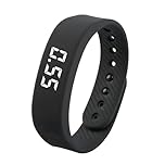 FOGOIN Vespire Wecker Vibrations Armband, Vespire Pro Sleep Schlaf Tracker mit Smartem Wecksystem, Leises Wecker für Schichtarbeit & Schweraufsteher, Wasserdicht (Schwarz)