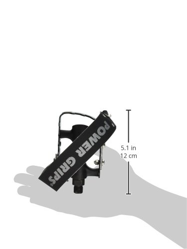 Power Grips Sport Pre-Assembled Strap/Pedal Kit, Black #TOP1