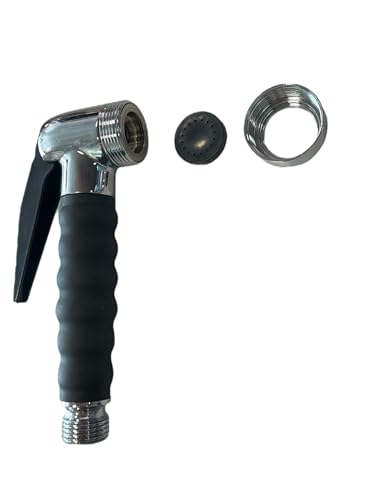Bagnoclic - Doccetta Da Cucina Ergonomica In Ottone | Regolazione Intensità Getto | Finitura Cromata Lucida, Cromo, Ottone - 2
