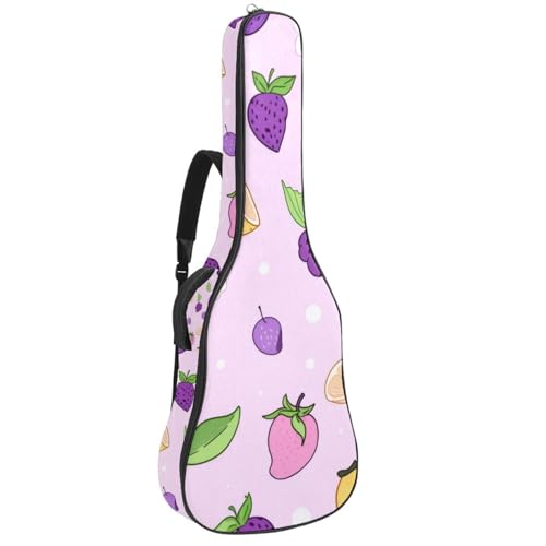 Housse guitare acoustique étanche contre la pluie sac 101,6 cm à poches de rangement