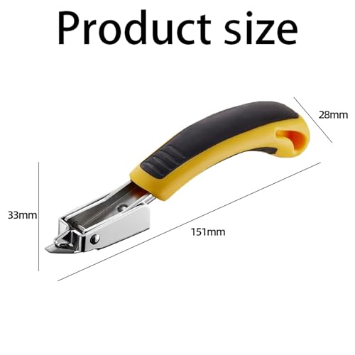 Yuannee Klammerentferner,2 PCS Heftklammerentferner Nagelzieher Entferner Heftklammerentferner mit Gummigriffböden Entklammerer Enthefter des Möbelboden-Teppich-Holzkisten-Fotorahmens