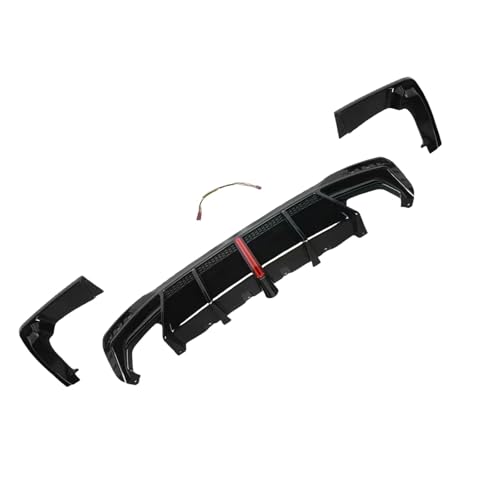 Difusor de parachoques trasero en negro brillo elegante para renovar el Serie 5 G30 G31