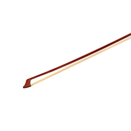 MI&VI NB-795 Professional Pernambuco Wood Skin Carbon Fiber Violin Bow (Full Size 4/4) with Bow Case Included | Well Balanced | Mongolian Horse Hair | Perfect Weight - MIVI Music