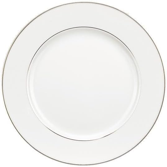 Christofle Albi Platinum Set of 6 Porcelain Bread & Butter Plates #7636140