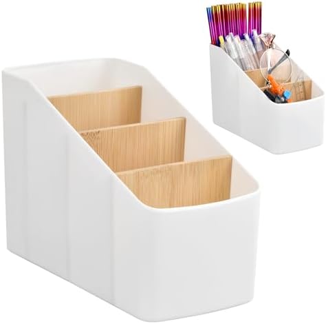Organizador Escritorio con 4 Compartimentos Desmontables, Portala...