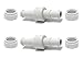 ATIE PoolSupplyTown 280 Hose Swivel and Hose Nut Kit Replace Polaris 280, 380, 180 Pool Cleaner Hose Swivel D20 and Hose Nut D15 (2 Pack)