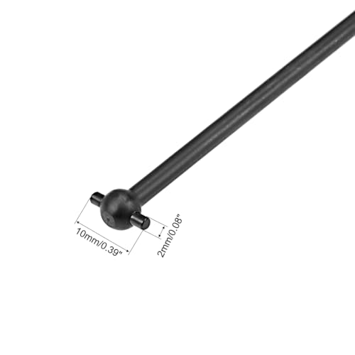 sourcing map 4Stk. 61mm Auto Dogbone Antriebswelle für 1/10 RC PKW Schwarz
