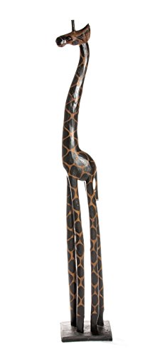 40cm Holz Giraffe Holzgiraffe Deko Afrika Style Handarbeit Fair Trade...
