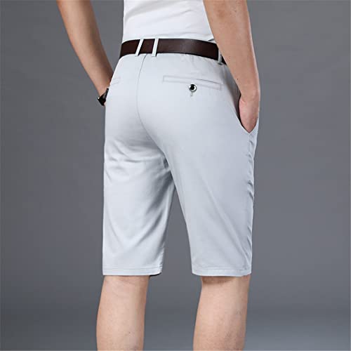 Short de golf classique Haitpant de coupe impeccable gris bleu marine taille 58