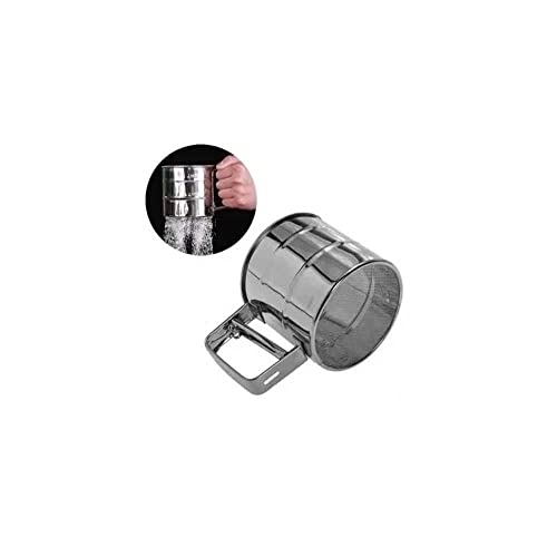 Polvilhador Peneira Inox C/Gatilho 9x10,5cm 123Útil