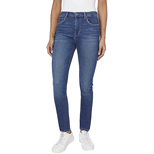 Pepe Jeans Damen Jeans Regent, Blau (Denim-cq6), 26W / 30L – Ansicht 1