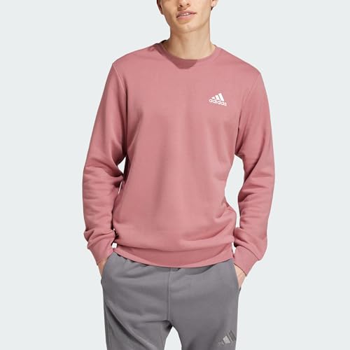 Image of adidas Mens Cotton M Feelcozy Swt Crew Neck Sweatshirt