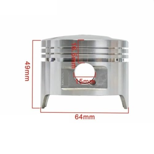 Segments piston Steed 400 améliorant la compression moteur - 6