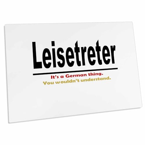 3dRose Leisetreter It is A German Thing. You Would Not... miniatura 1