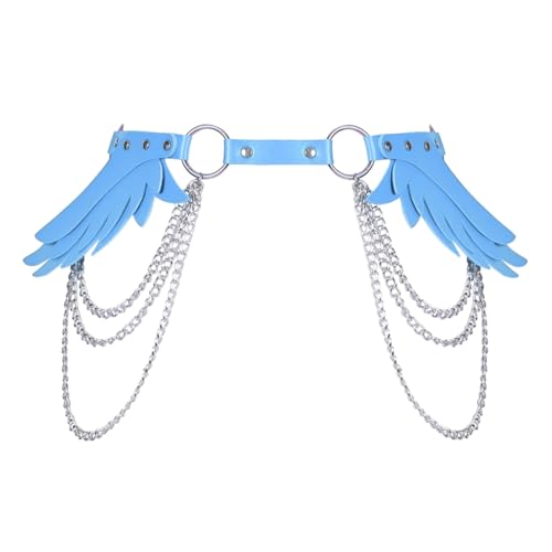 Adult Waist Belt With Wing Light Luxurious Personality PU Waist Belts For Women Coat Dress Decors