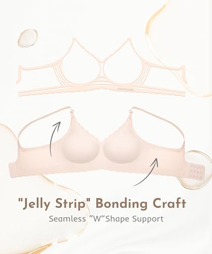 Image of Nursing Bras for Breastfeeding, Seamless Ultra Comfort Maternity Bra, Natural Shape Pregnancy Bras for Women