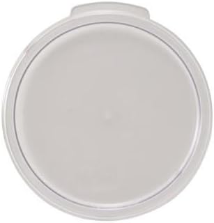 Winco PCRC-24C Cover Only, Fits 2 Qt. & 4 Qt., Round, Clear, Polycarbonate - Food Storage