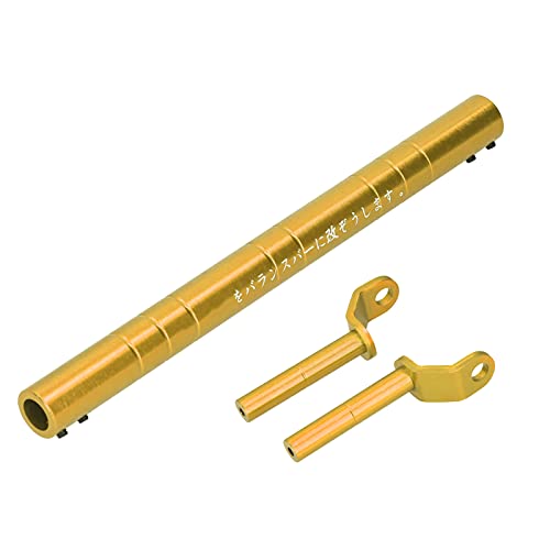 ACOGEDO Smorzatore di Vibrazioni della Barra Trasversale del Manubrio in Lega di Alluminio per Scooter Elettrico per Moto 22-32mm (YELLOW)