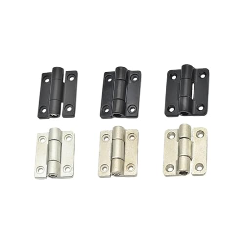 Zinc Alloy Torque Hinges Adjustable Industrial Automation Equipment 1Pcs(22.4mmX26mm-Nickel)