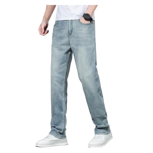 Street Wide-Leg Pants Baggy Jeans Baggy Jeans Straight Leg Jeans(42)2