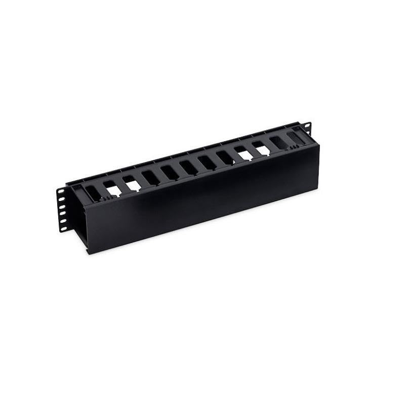 Panel de gestión de cables TRITON para solucionar enredos en armarios de red de 2 U