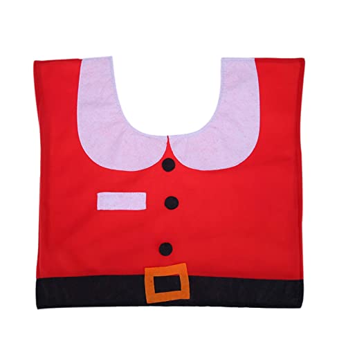 QAIXAG 3 Stücke Weihnachten Toilettensitzbezug Kreative 3D Weihnachten Niedlichen Cartoon Weihnachtsmann Toilettendeckel for Badezimmer Dekor Liefert – Bild 5
