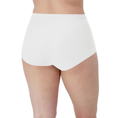 Bali Women's Breathe Underwear, High-Rise Briefs, Breathable Cotton Modal Lace Panties, 3-Pack3