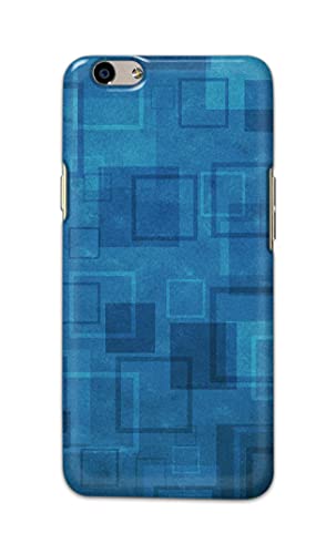 Image of Printed Hard Back Cover Case for Oppo F1s | Oppo A59 Back Cover (Plain Azure Blue) -702